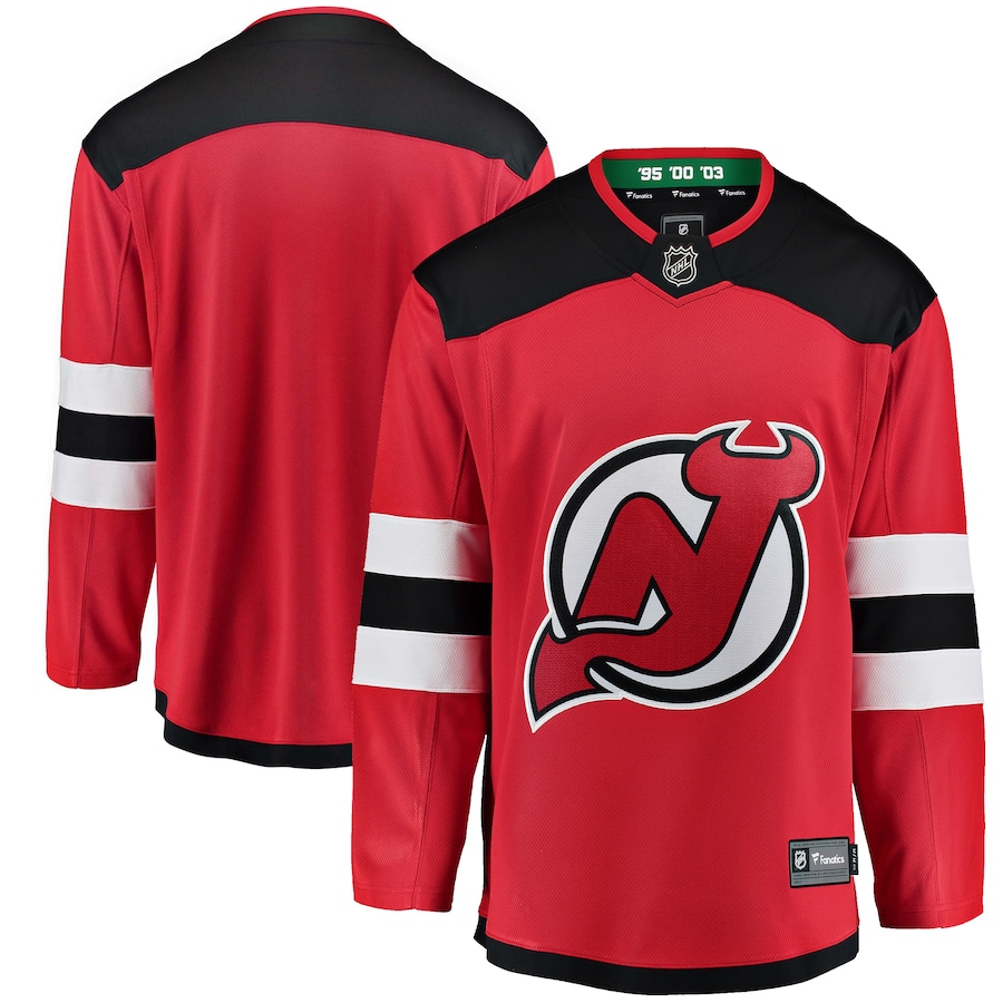 Youth New Jersey Devils Fanatics Red Breakaway Home Jersey - ujerseystore