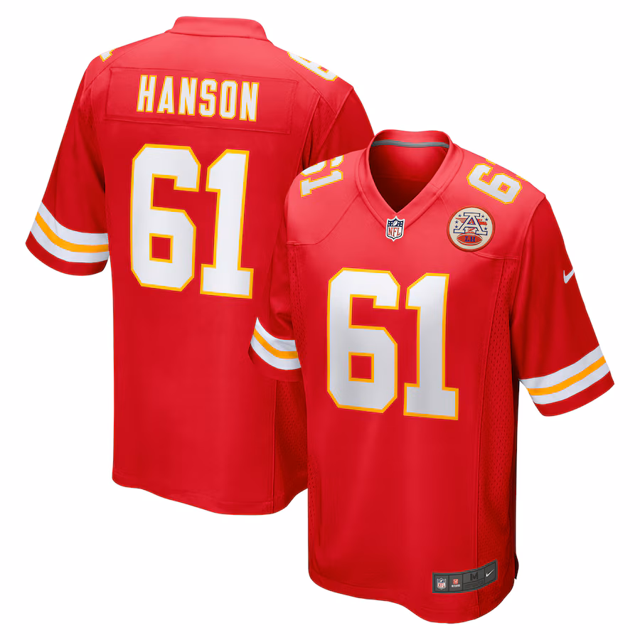 Men's Kansas City Chiefs C.J. Hanson Nike Red Game Jersey - ujerseystore