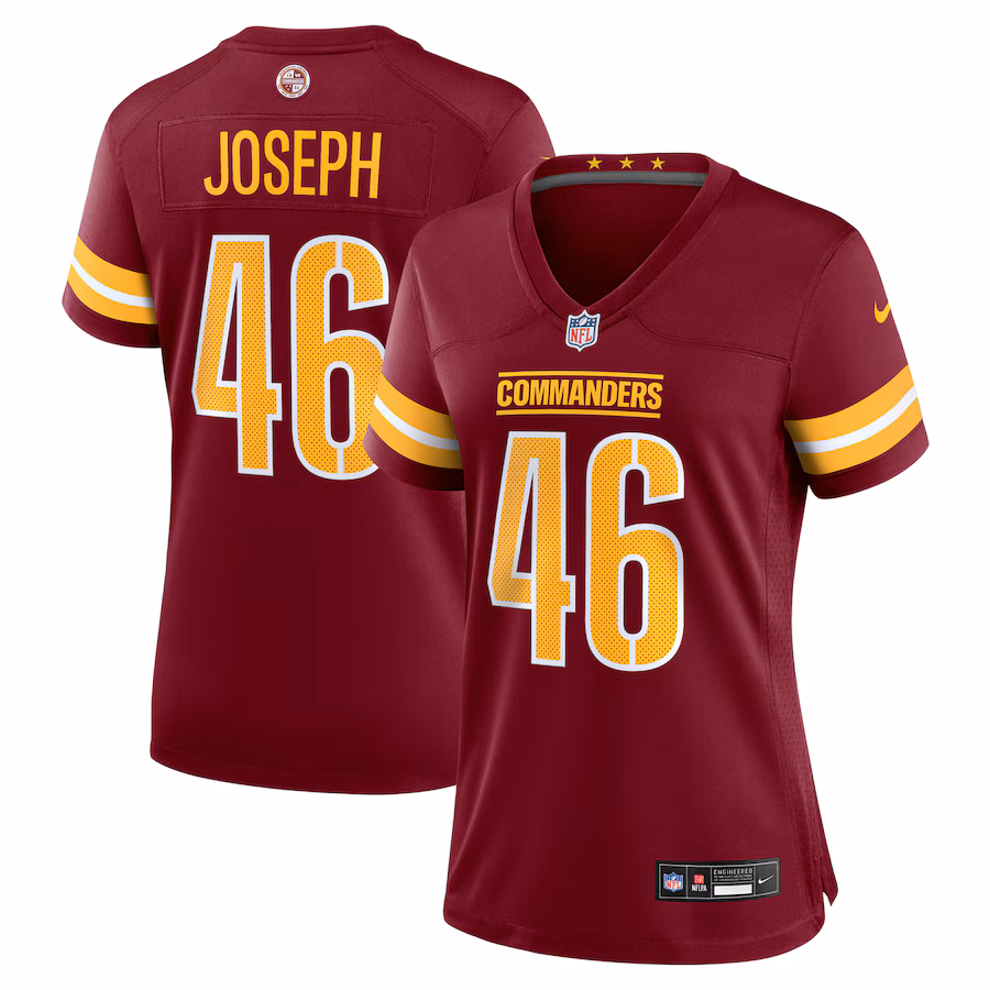 Women's Washington Commanders Greg Joseph Nike Burgundy Team Game Jersey - ujerseystore