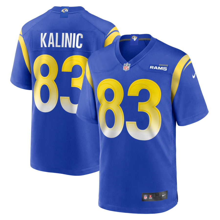 Men's Los Angeles Rams Nikola Kalinic Nike Royal  Game Jersey - ujerseystore