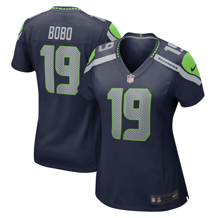 Women's Seattle Seahawks Jake Bobo Nike College Navy  Game Jersey - ujerseystore