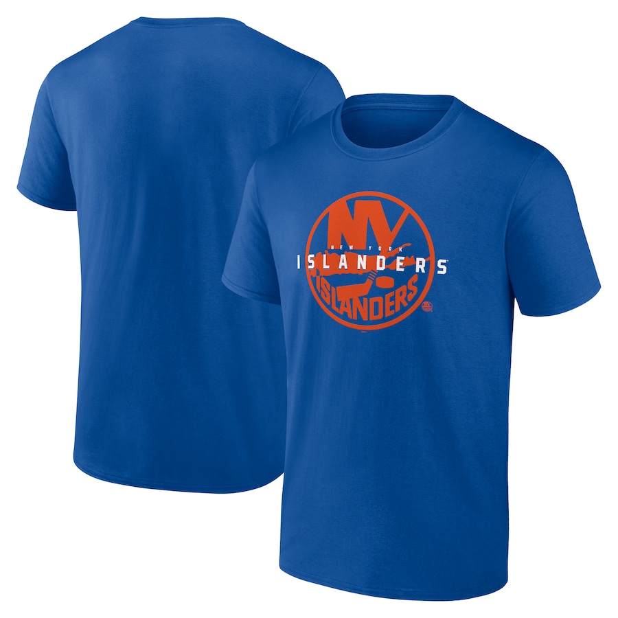 Men's New York Islanders Royal Coordinate T-Shirt - ujerseystore