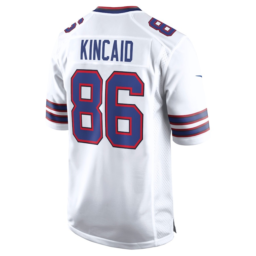 Men's Buffalo Bills Dalton Kincaid Nike White  Game Jersey - ujerseystore