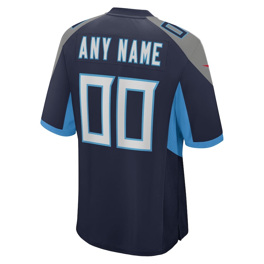 Men's Tennessee Titans Nike Navy Custom Jersey - ujerseystore