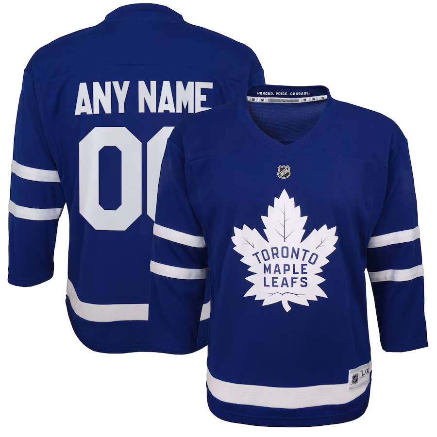 Youth Toronto Maple Leafs Blue Home Replica Custom Jersey - ujerseystore