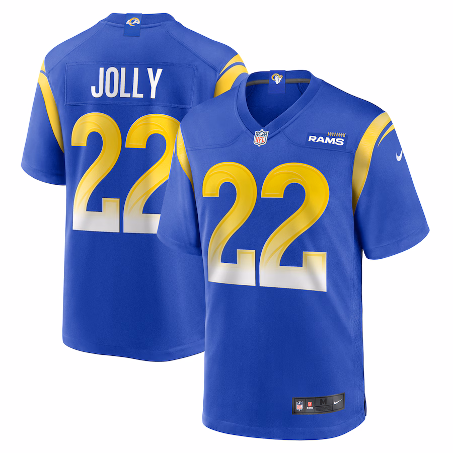 Men's Los Angeles Rams Shaun Jolly Nike Royal Home Game Jersey - ujerseystore