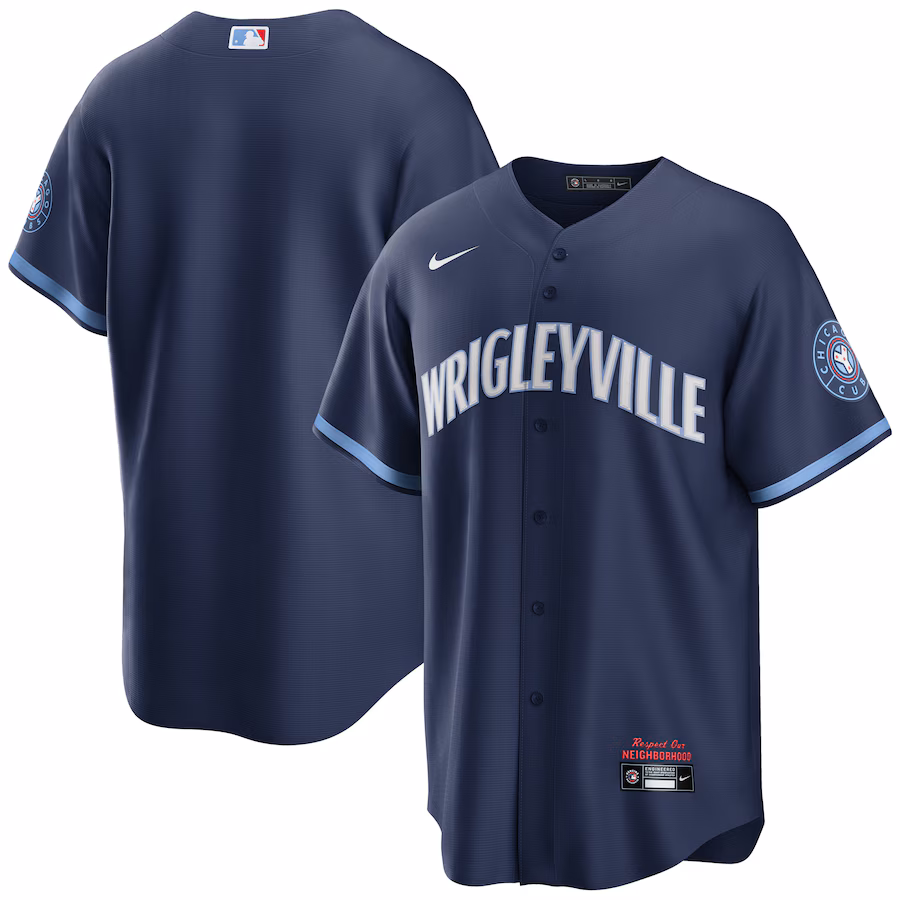 Men's Chicago Cubs Nike Navy City Connect Replica Jersey - ujerseystore