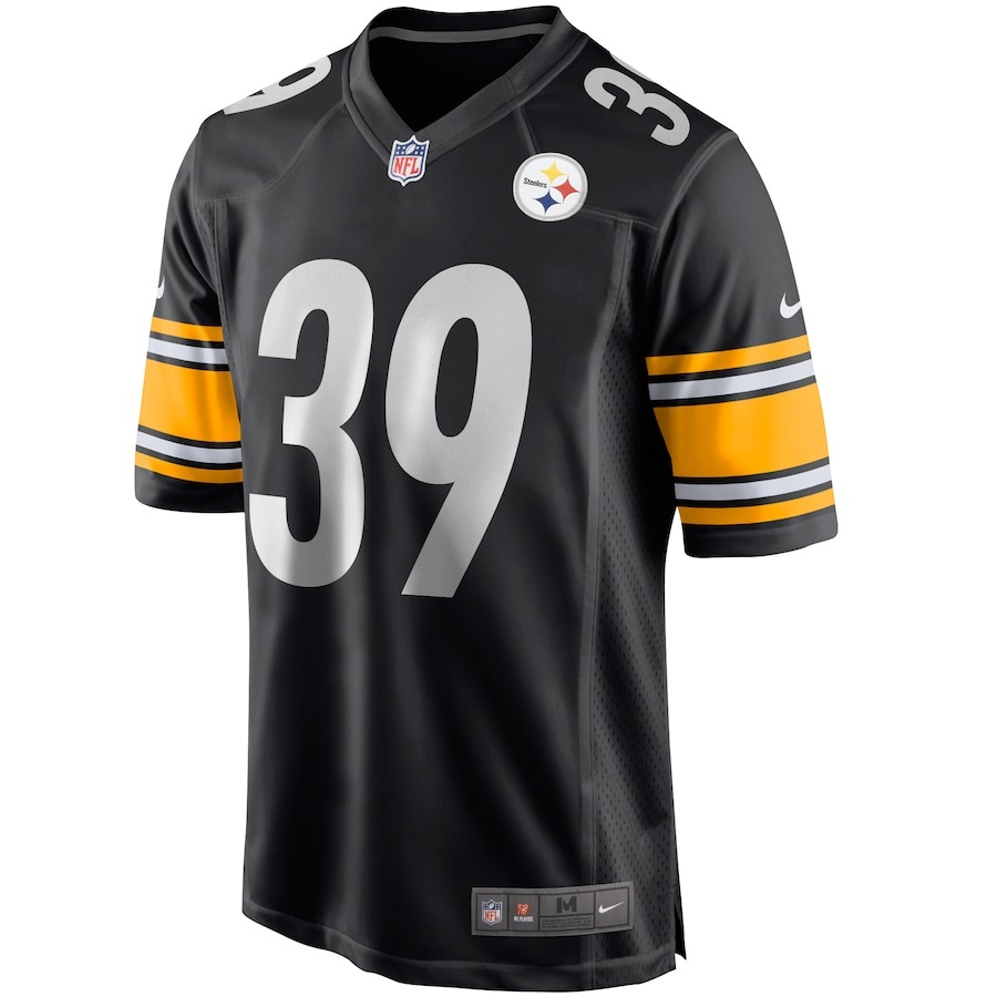 Men's Pittsburgh Steelers Minkah Fitzpatrick Nike Black Game Jersey - ujerseystore