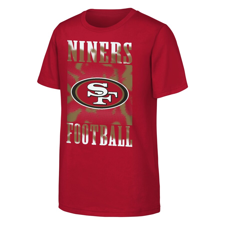 Youth San Francisco 49ers  Scarlet Garage Hero T-Shirt - ujerseystore