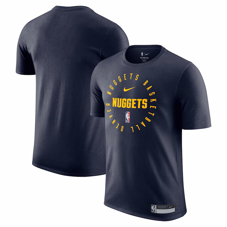 Men's Denver Nuggets Nike Navy 2024/25 Legend On-Court Practice Performance T-Shirt - ujerseystore