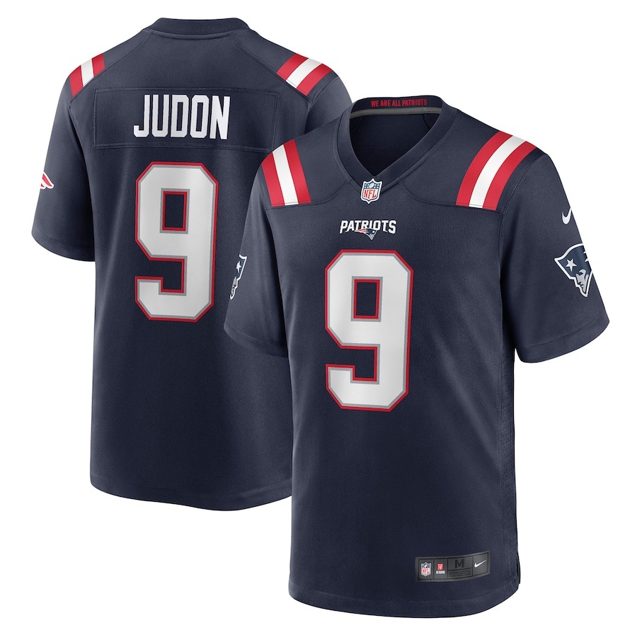 Men's New England Patriots Matthew Judon Nike Navy Game Player Jersey - ujerseystore