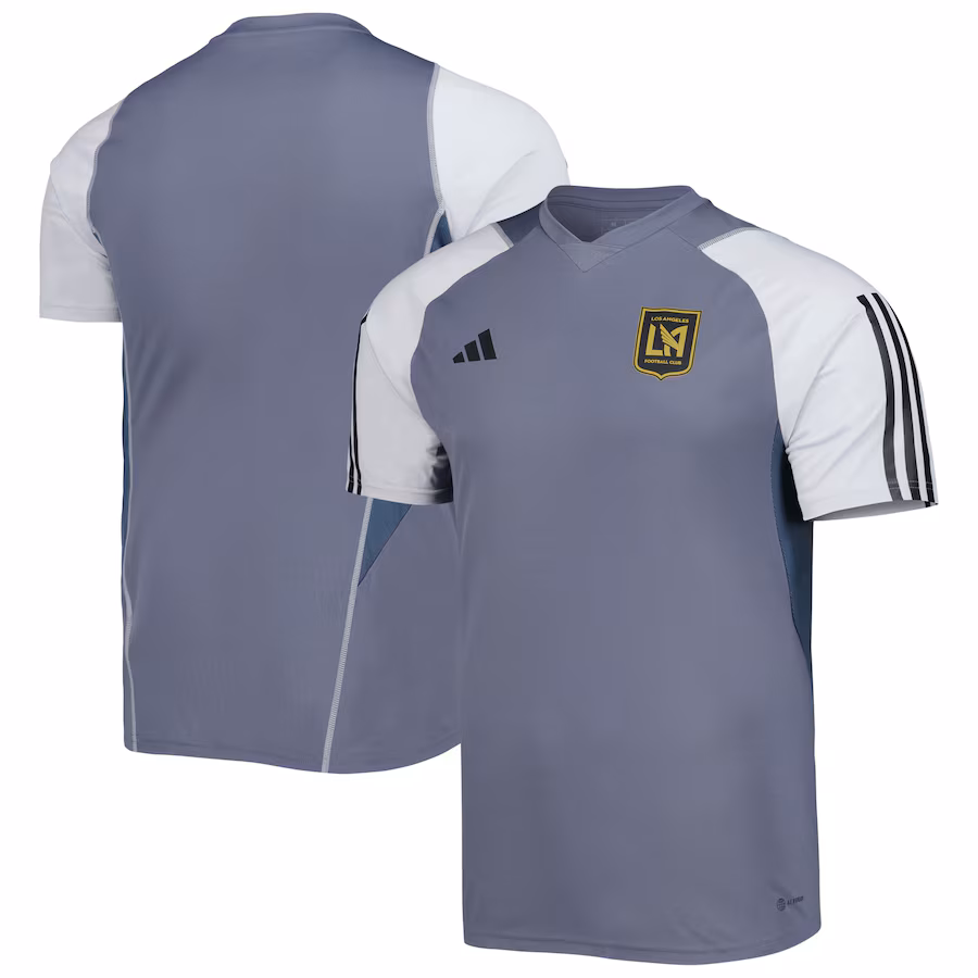 Men's LAFC adidas Gray 2023 On-Field Training Jersey - ujerseystore