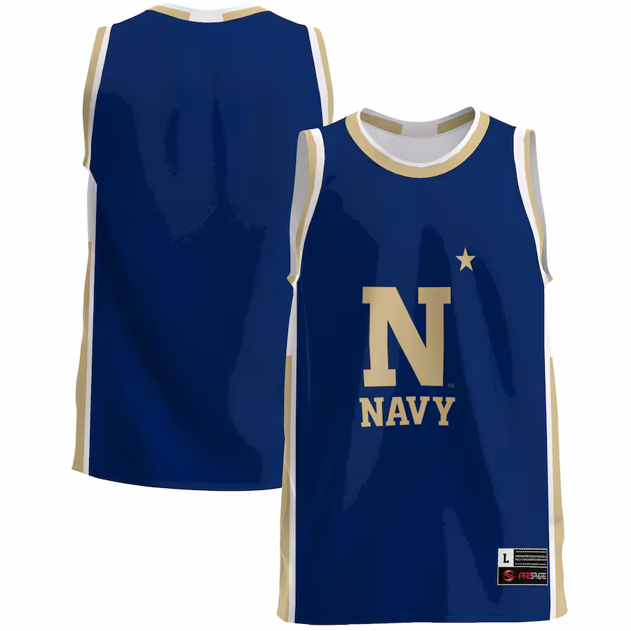 Men's GameDay Greats  Blue Navy Midshipmen  Lightweight Basketball Jersey - ujerseystore
