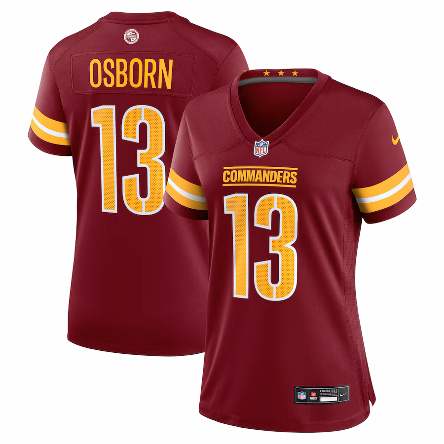 Women's Washington Commanders K.J. Osborn Nike Burgundy Team Game Jersey - ujerseystore