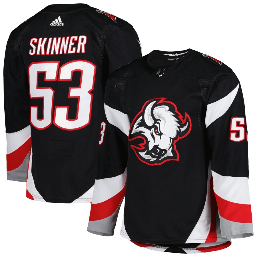 Men's Buffalo Sabres Jeff Skinner adidas Black Alternate Primegreen Authentic Pro Player Jersey - ujerseystore