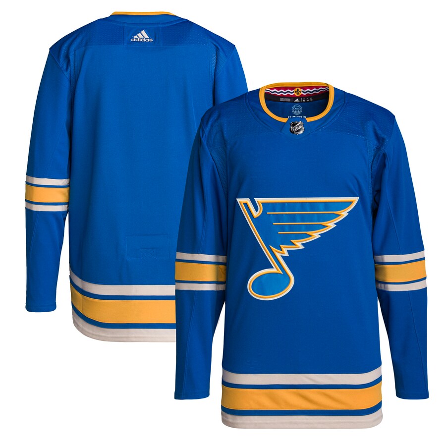 Men's St. Louis Blues adidas Blue Alternate Authentic Pro Jersey - ujerseystore
