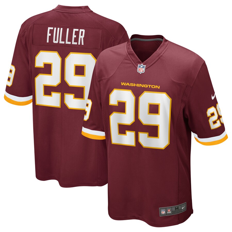 Men's Washington Football Team Kendall Fuller Nike Burgundy Team Game Jersey - ujerseystore