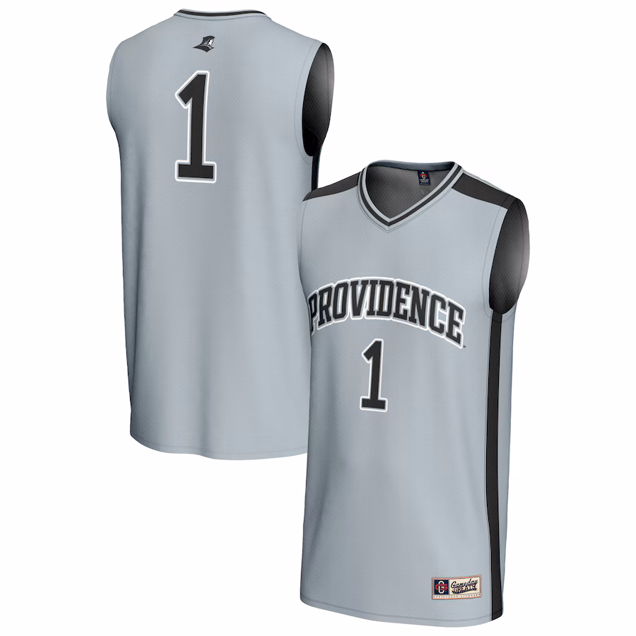 Youth GameDay Greats #1 Silver Providence Friars Lightweight Basketball Fashion Jersey - ujerseystore