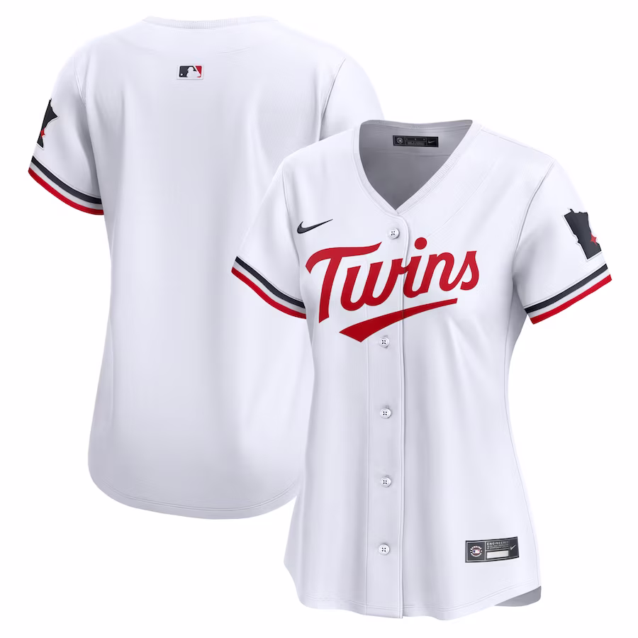 Women's Minnesota Twins Nike White Home Limited Jersey - ujerseystore
