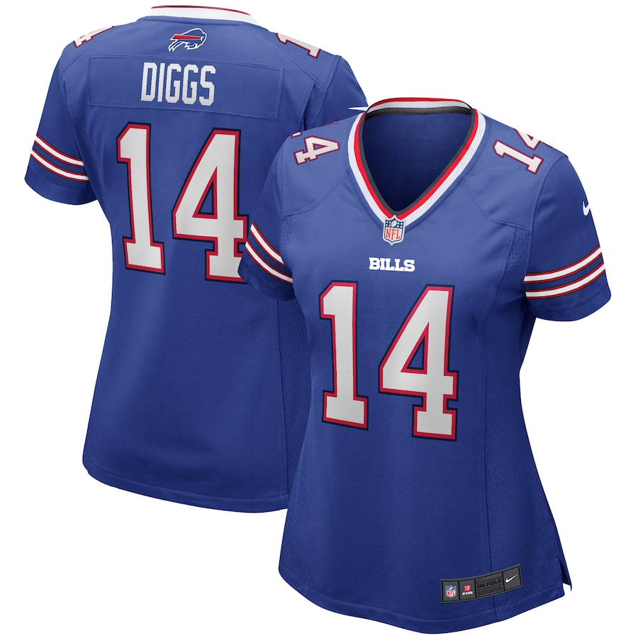 Women's Buffalo Bills Stefon Diggs Nike Royal Player Game Jersey - ujerseystore