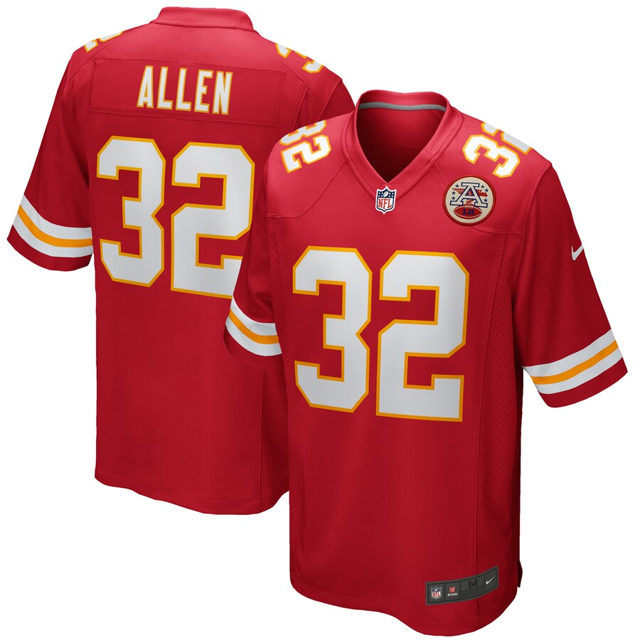 Men's Kansas City Chiefs Marcus Allen Nike Red Game Retired Player Jersey - ujerseystore