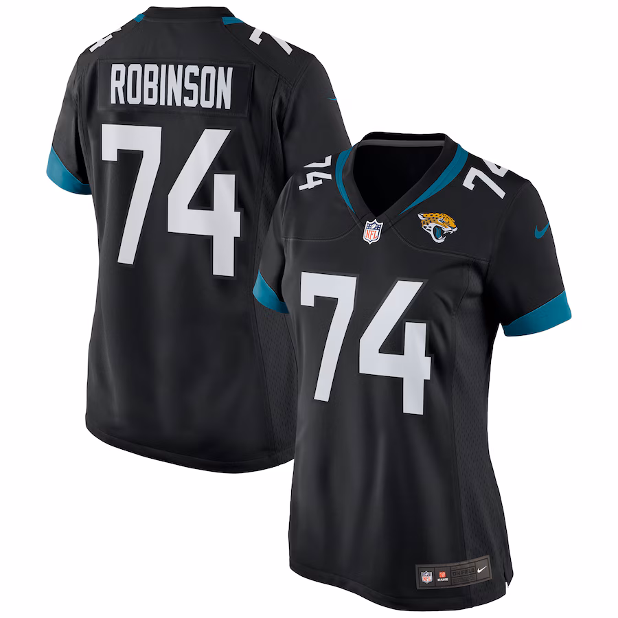 Women's Jacksonville Jaguars Cam Robinson Nike Black Game Jersey - ujerseystore