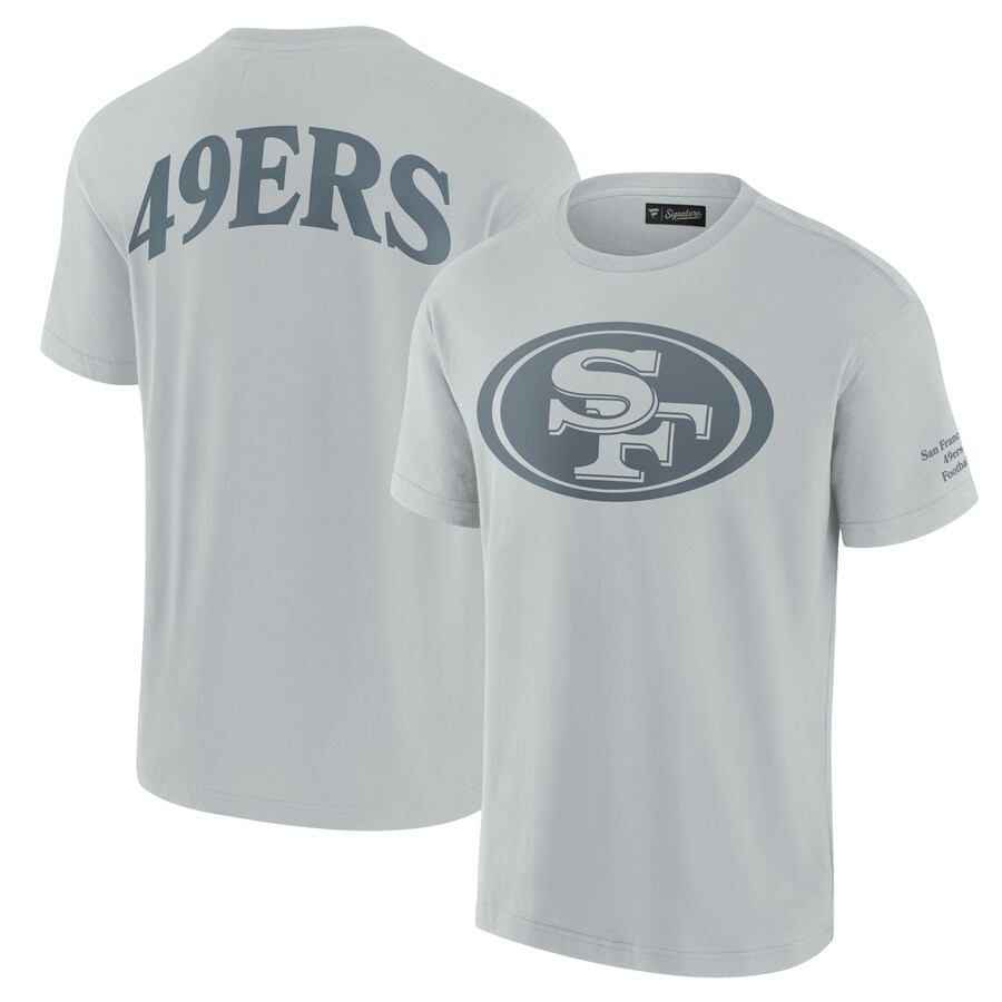 Unisex San Francisco 49ers  Fanatics Gray Elements Iconic T-Shirt - ujerseystore
