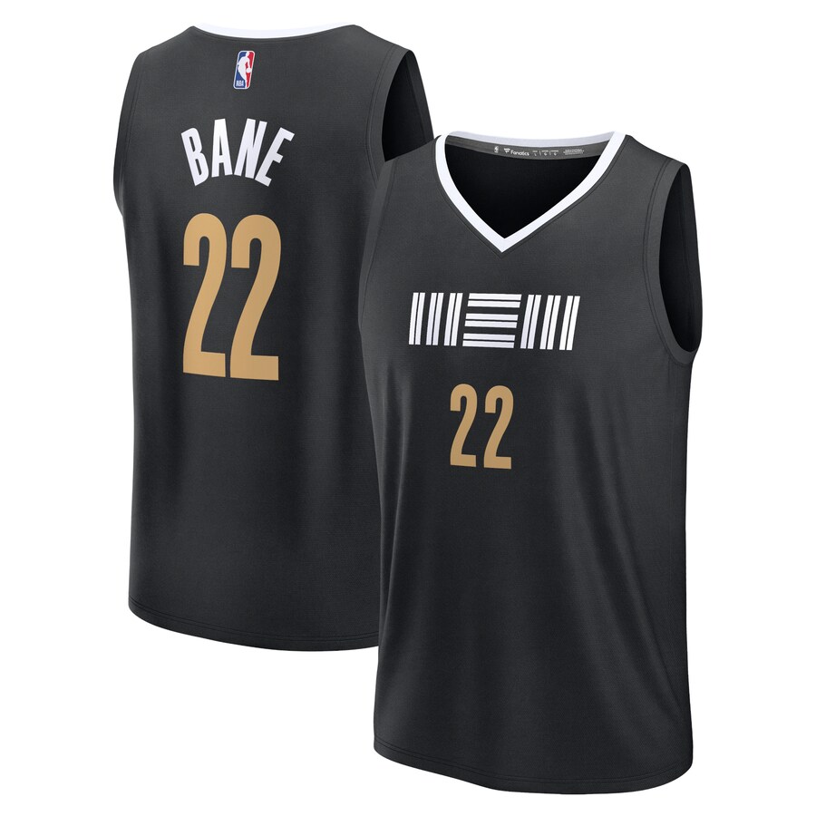 Men's Memphis Grizzlies Desmond Bane Fanatics Black Fast Break Jersey - City Edition - ujerseystore