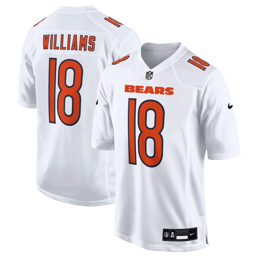 Men's Chicago Bears Caleb Williams Nike Tundra White Fashion Jersey - ujerseystore
