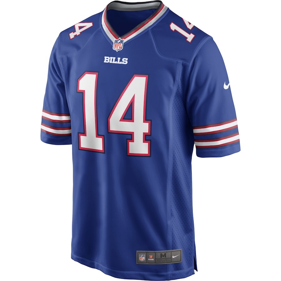 Men's Buffalo Bills Stefon Diggs Nike Royal Logo Game Player Jersey - ujerseystore