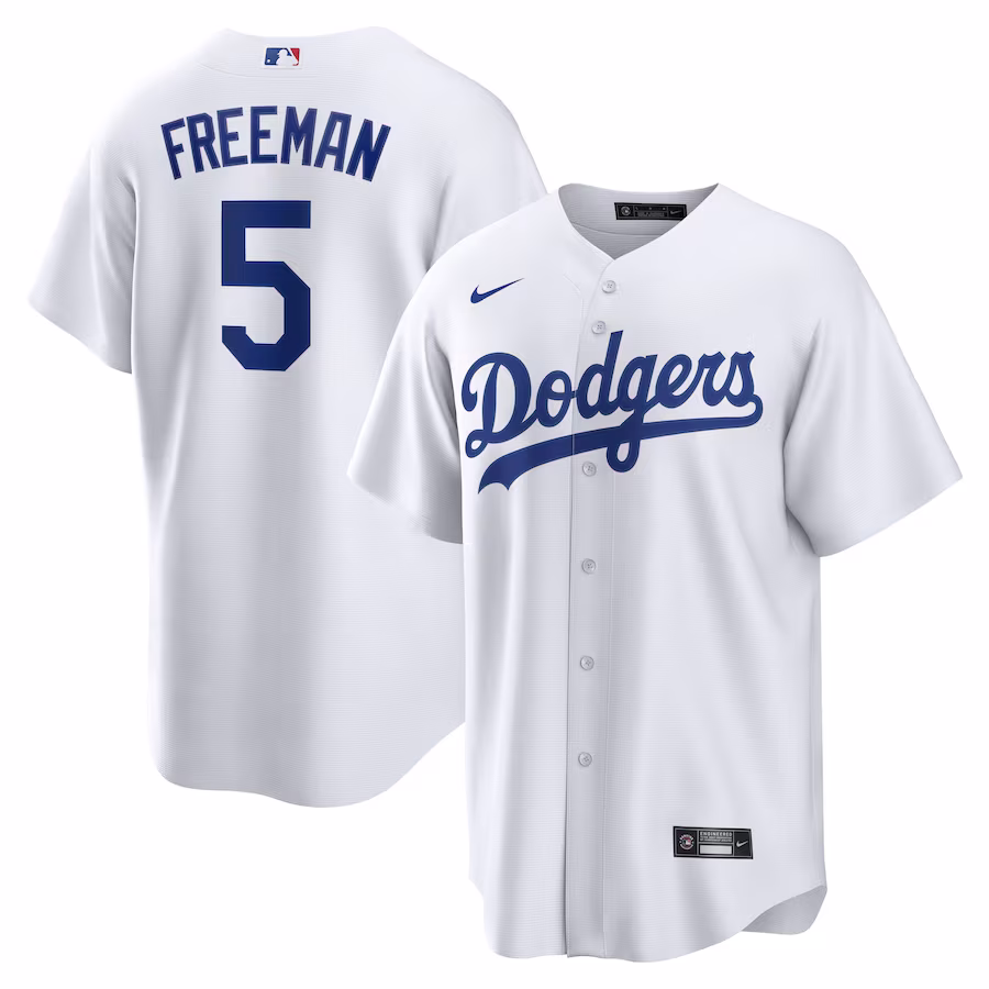 Men's Los Angeles Dodgers Freddie Freeman Nike White Replica Player Jersey - ujerseystore
