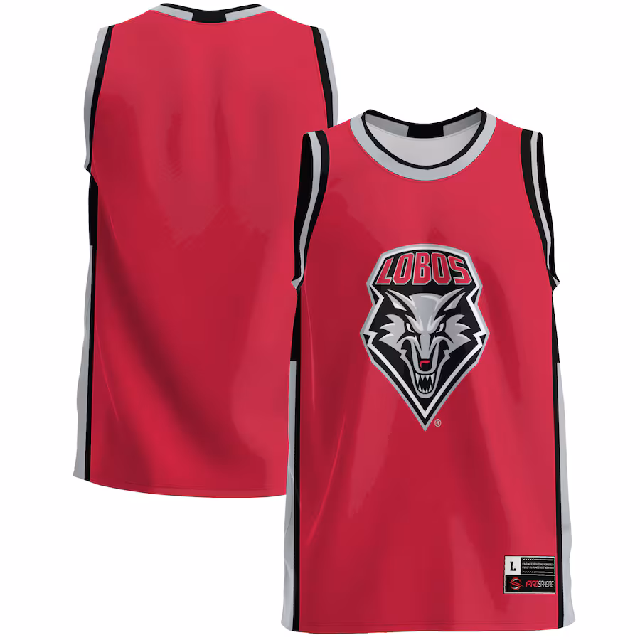 Men's GameDay Greats  Red New Mexico Lobos  Lightweight Basketball Jersey - ujerseystore