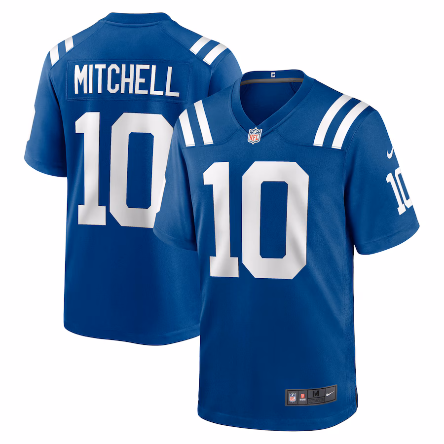 Men's Indianapolis Colts Adonai Mitchell Nike Royal Game Jersey - ujerseystore