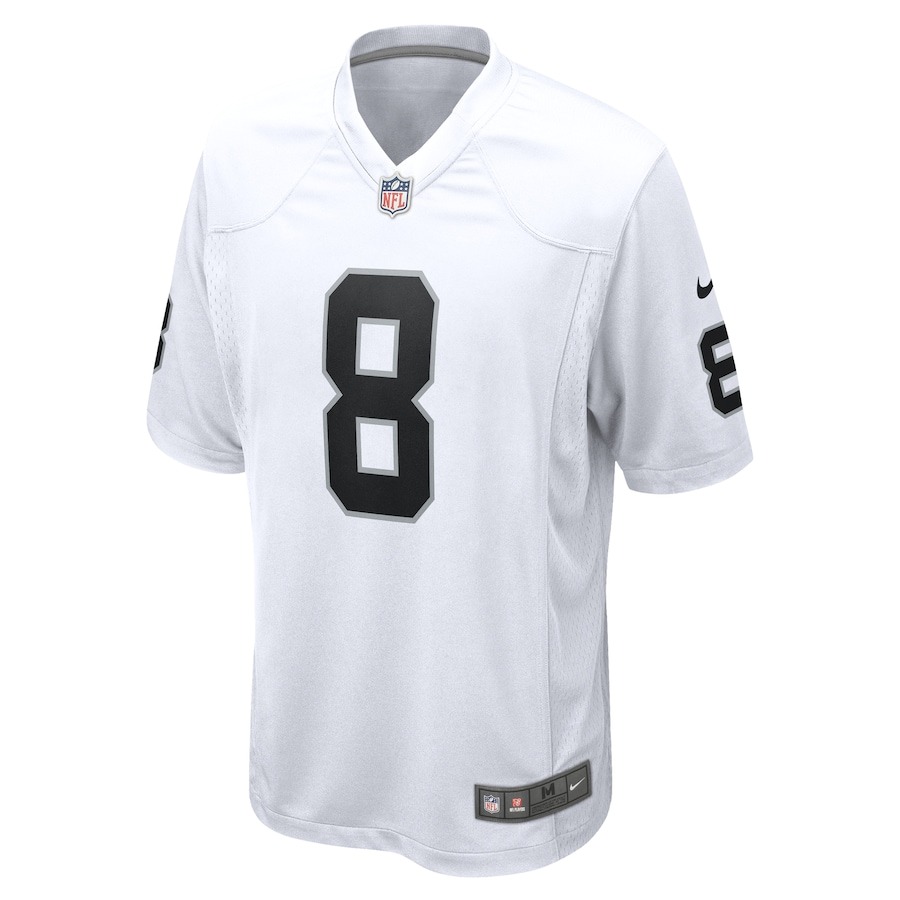 Men's Las Vegas Raiders Josh Jacobs Nike White Game Player Jersey - ujerseystore