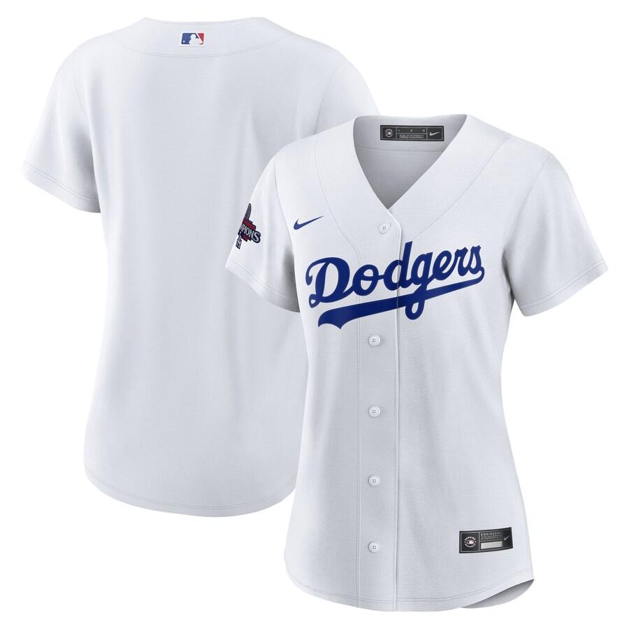 Women's Los Angeles Dodgers Nike White 2024 World Series Champions Home Replica Jersey - ujerseystore