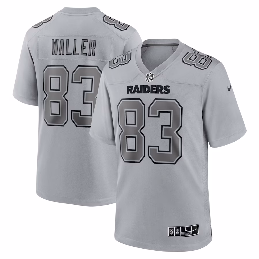 Men's Las Vegas Raiders Darren Waller Nike Gray Atmosphere Fashion Game Jersey - ujerseystore