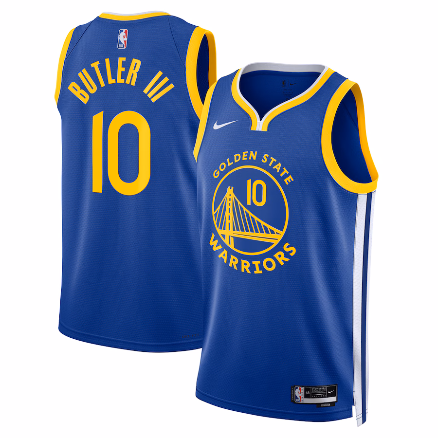 Unisex Golden State Warriors Jimmy Butler Nike Royal Swingman Jersey - Icon Edition - ujerseystore