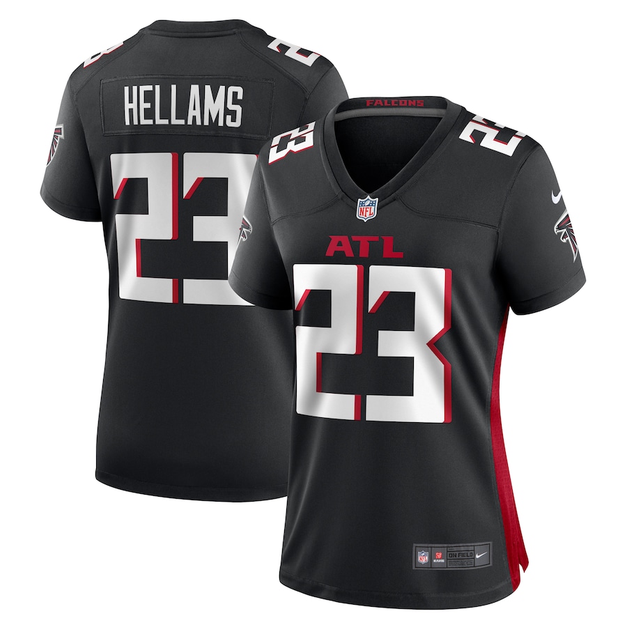 Women's Atlanta Falcons DeMarcco Hellams Nike Black Game Jersey - ujerseystore