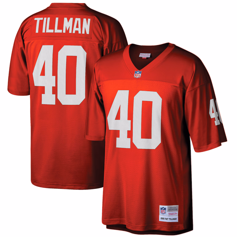 Men's Arizona Cardinals Pat Tillman Mitchell & Ness Cardinal Big & Tall 2000 Retired Player Replica Jersey - ujerseystore