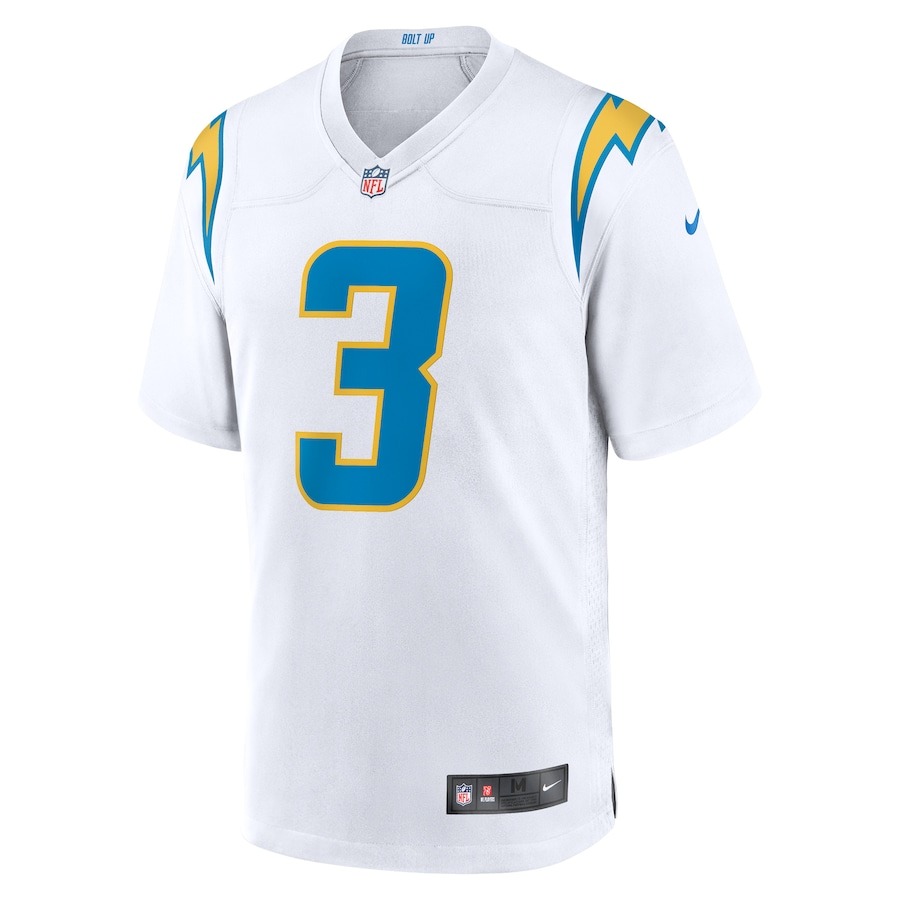 Men's Los Angeles Chargers Derwin James Jr. Nike White Game Jersey - ujerseystore