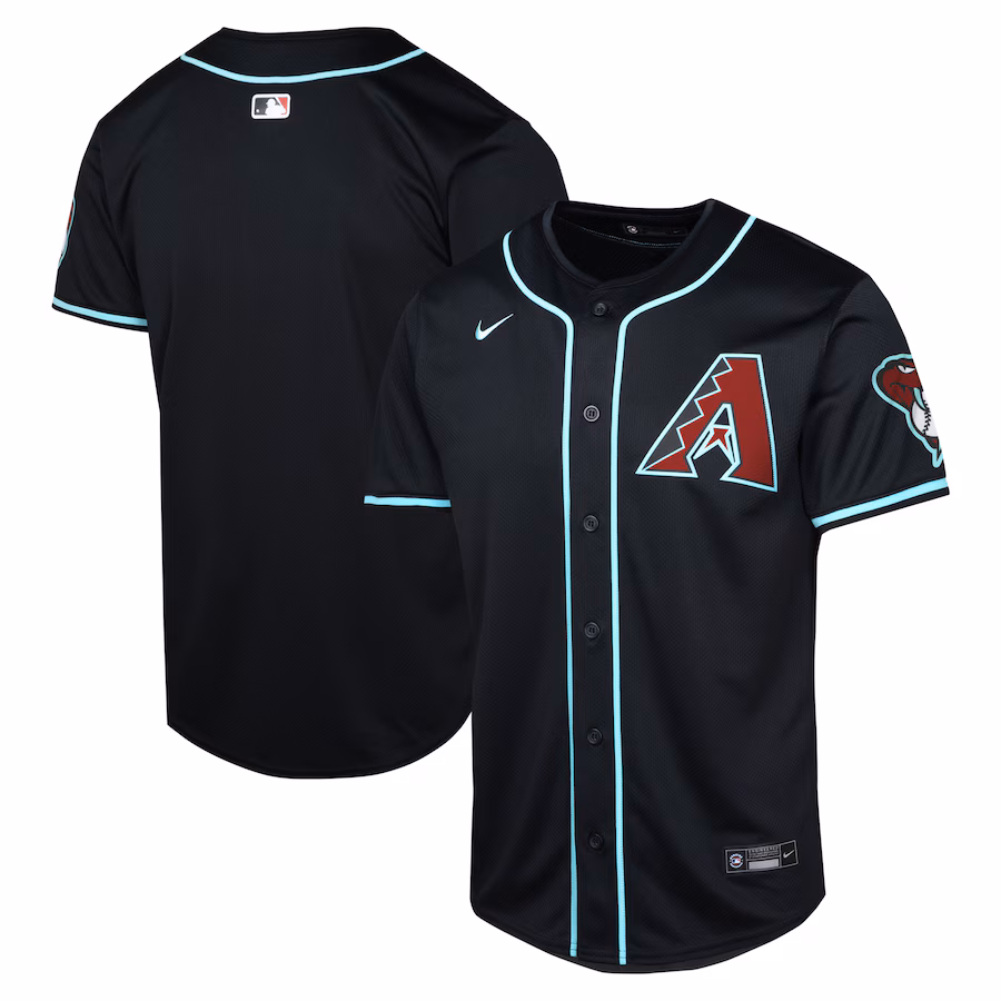 Youth Arizona Diamondbacks Nike Black Alternate Limited Jersey - ujerseystore