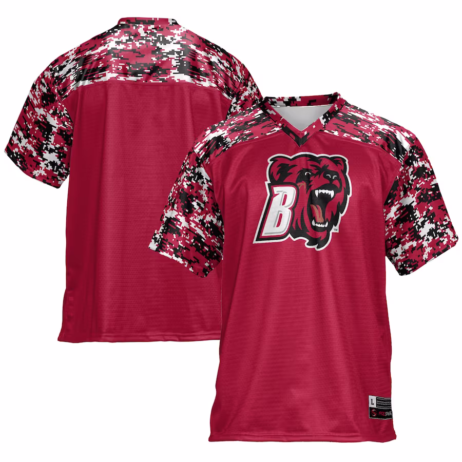 Bridgewater State Bears GameDay Greats Football Jersey - Red - ujerseystore