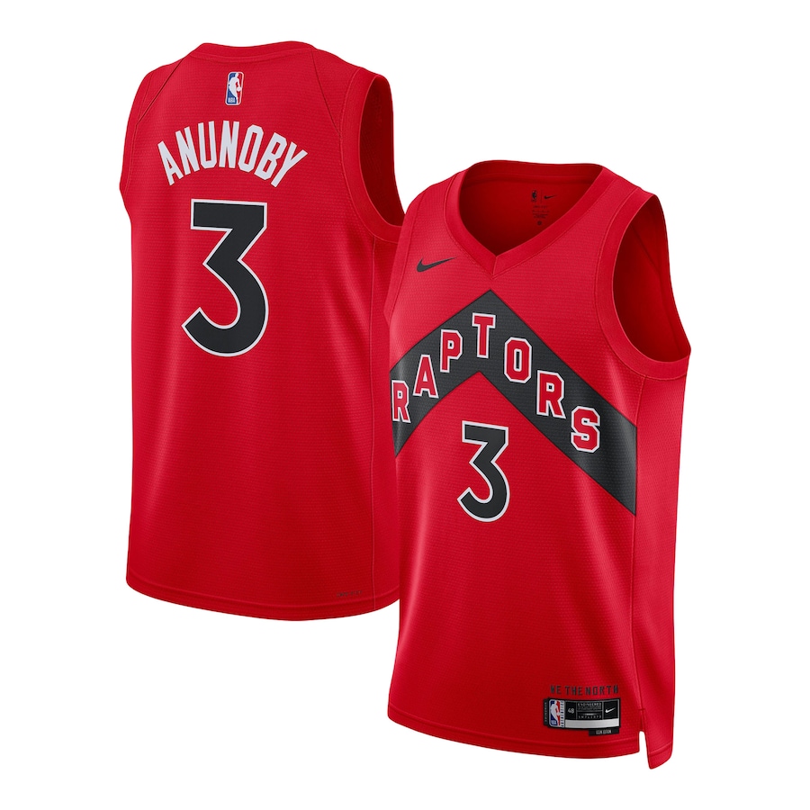 Unisex Toronto Raptors OG Anunoby Nike Red Swingman Jersey - Icon Edition - ujerseystore