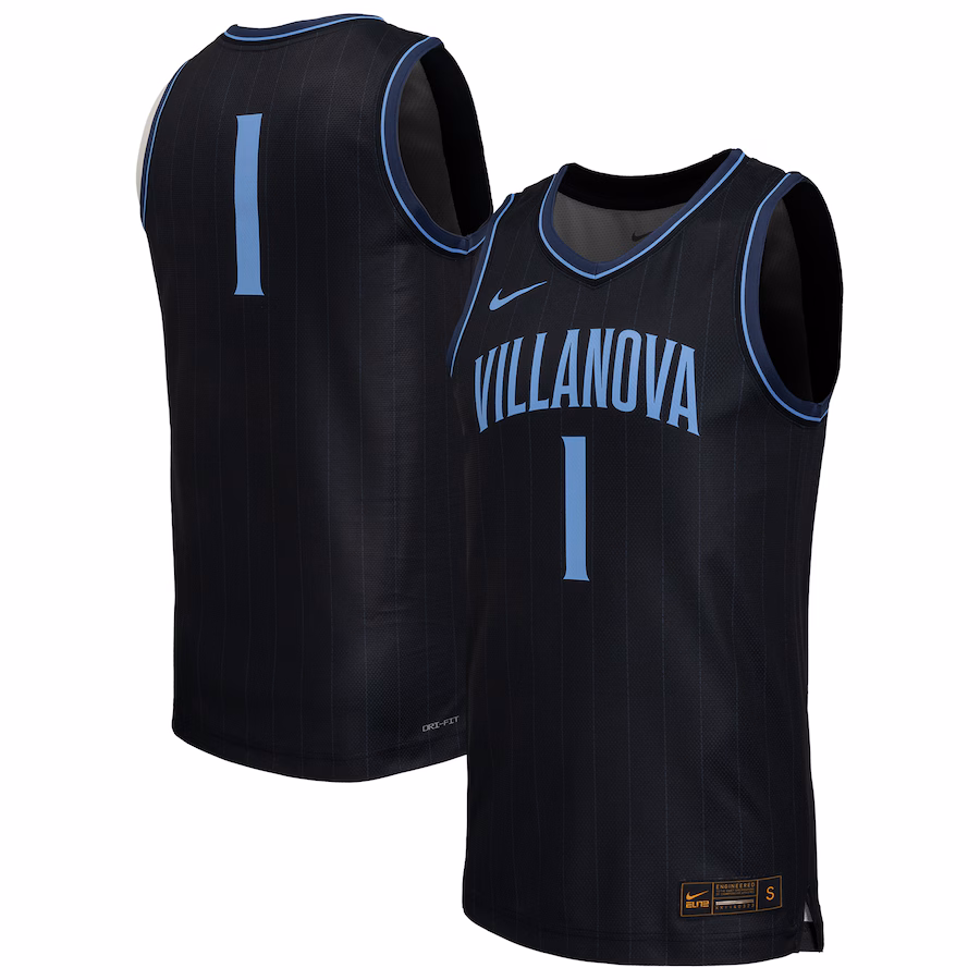 Men's Nike  Navy Villanova Wildcats  Replica Basketball Jersey - ujerseystore
