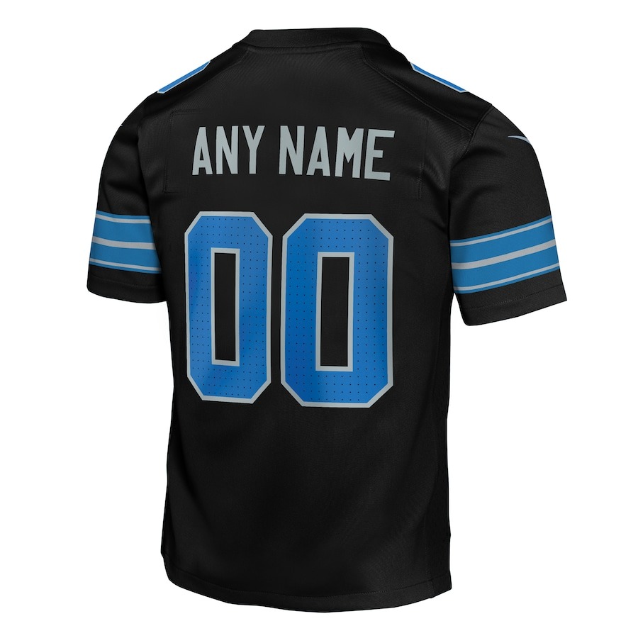 Women's Detroit Lions  Nike Black Alternate Custom Game Jersey - ujerseystore
