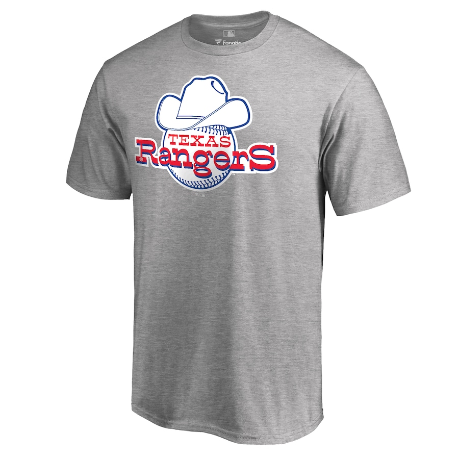 Men's Texas Rangers Ash Cooperstown Collection Forbes T-Shirt - ujerseystore