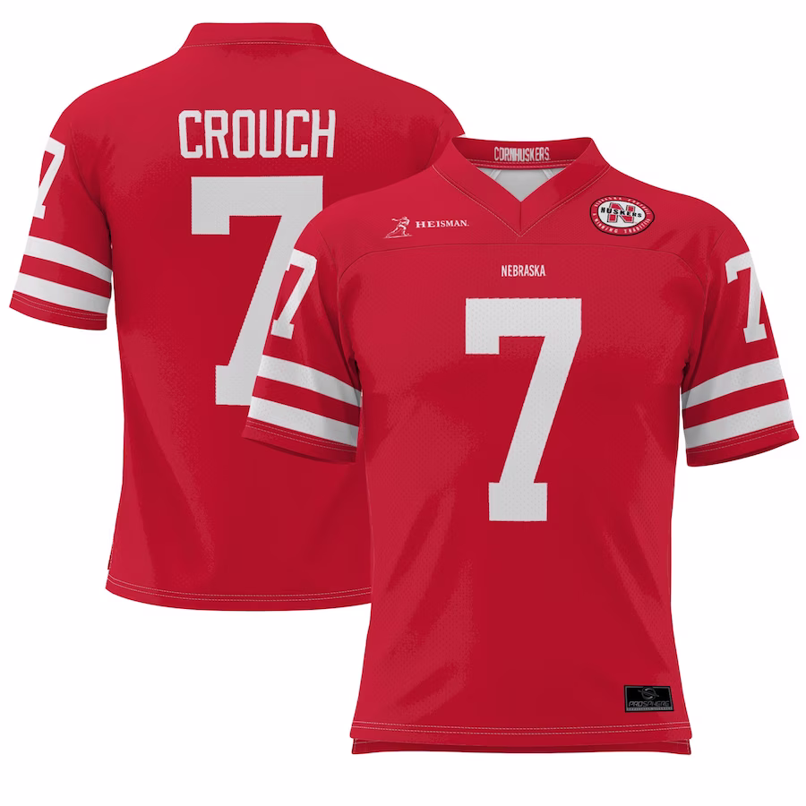 Eric Crouch Nebraska Huskers GameDay Greats Heisman Football Jersey - Scarlet - ujerseystore