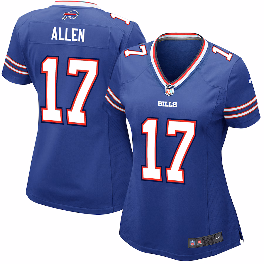Women's Buffalo Bills Josh Allen Nike Royal Game Player Jersey - ujerseystore