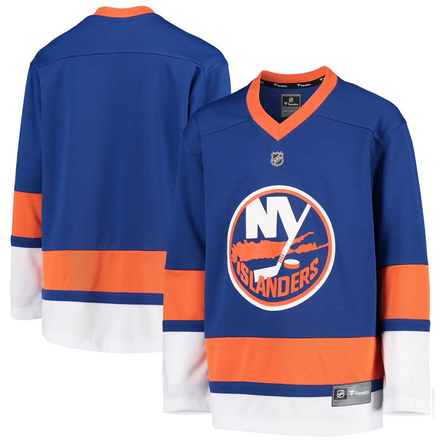 Youth New York Islanders Fanatics Branded Blue Home Replica Blank Jersey - ujerseystore