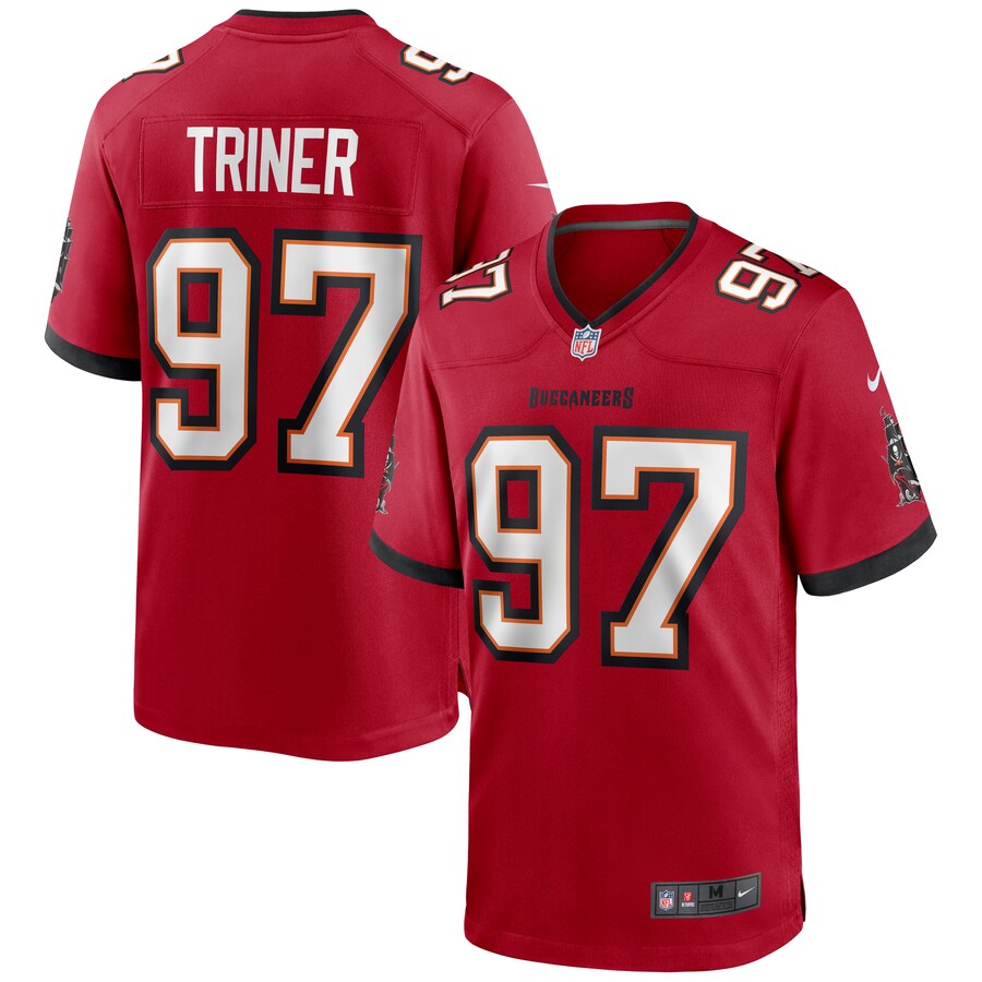 Men's Tampa Bay Buccaneers Zach Triner Nike Red Game Jersey - ujerseystore